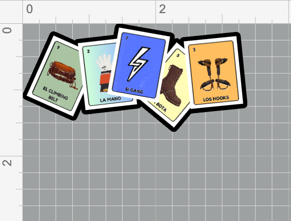 LG Loteria Cards Sticker