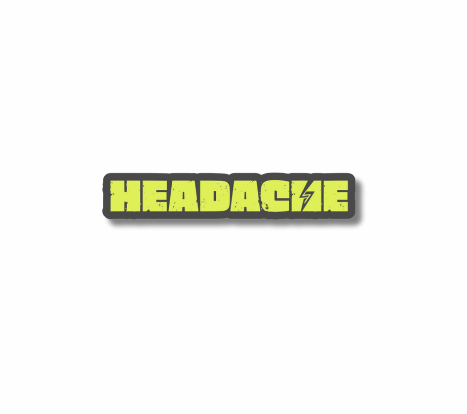 Headache sticker