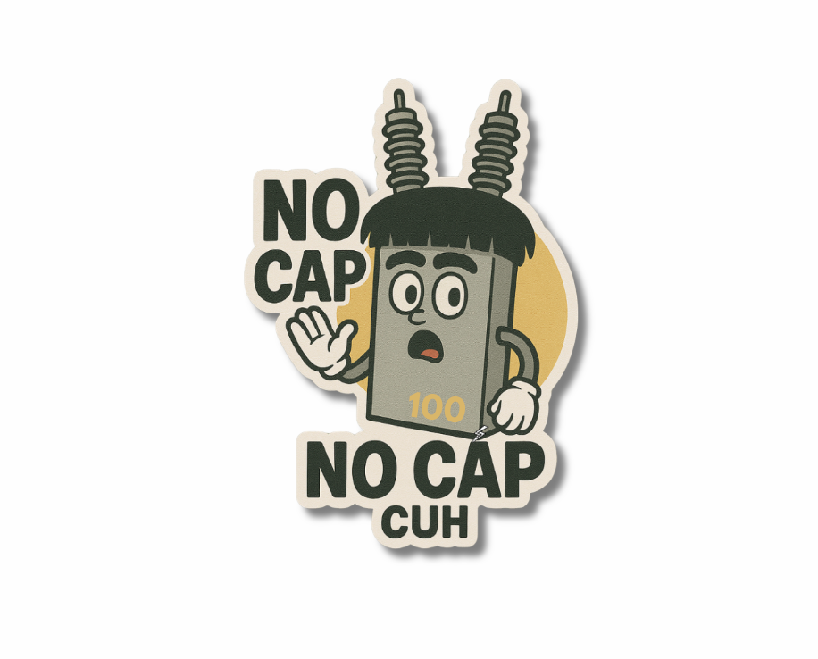 No cap cuh sticker