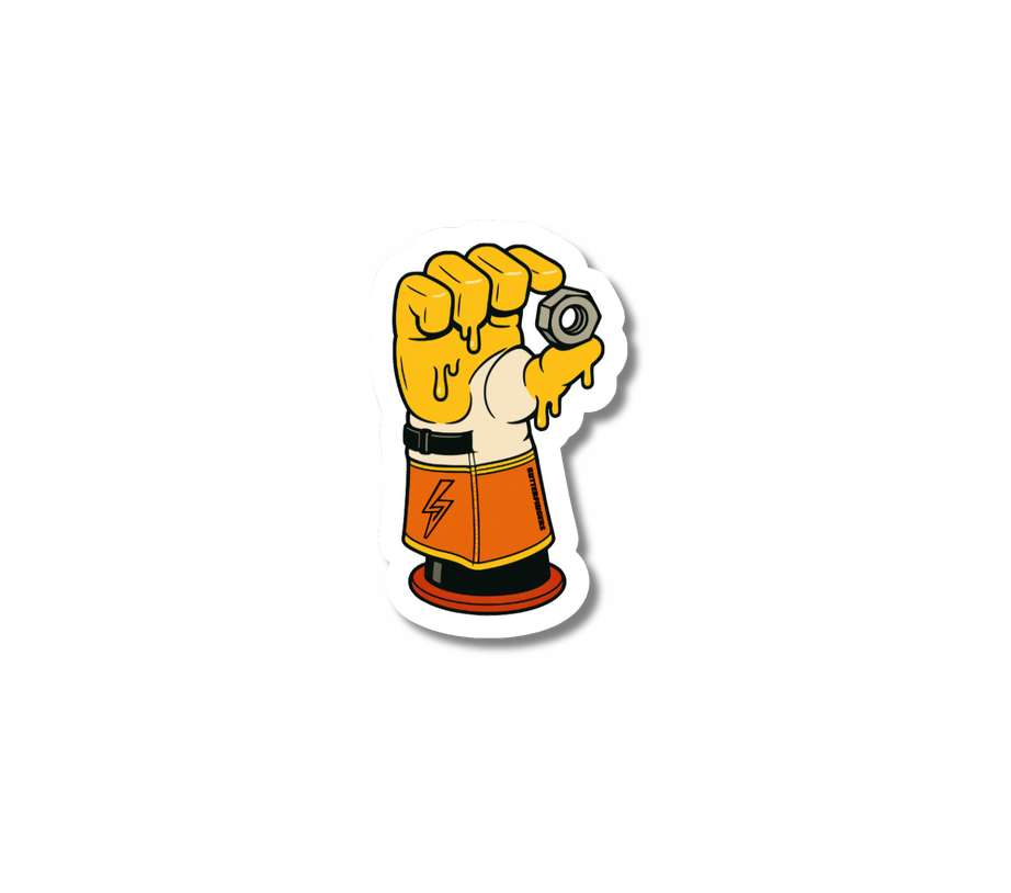 Butterfingers Sticker