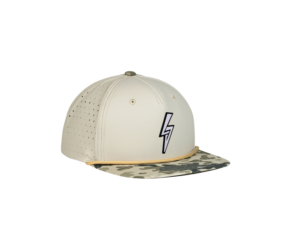 Cream & Camo Hat