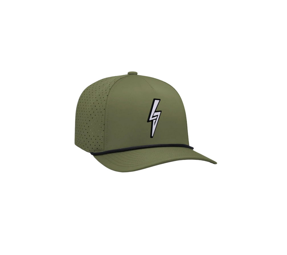 Green and black rope pacific Hat