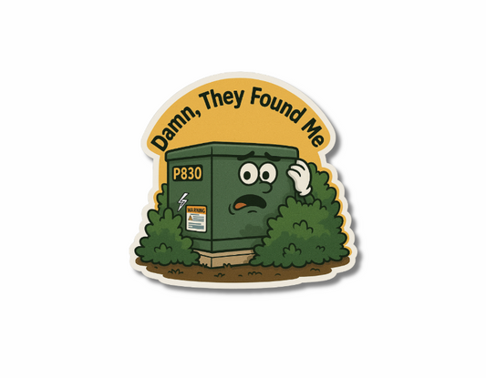 They found me sticker