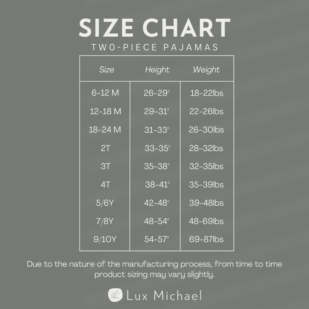 Two Piece Pajama Set: Checkered with Lightning Bolts